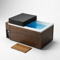 Cold Plunge Tub Built to Reach 33°F, Built-In Compressor, Ozone Disinfection, Weatherproof Design