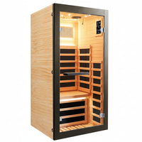 Infrared Sauna Built for Home Wellness, Low EMF Heating, Starry Light Ceiling, Built-In Speakers