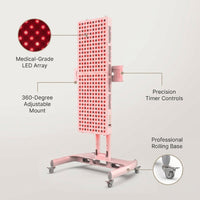 Red Light Therapy Device with Stand - Moving Pro Series Professional Edition — infographic